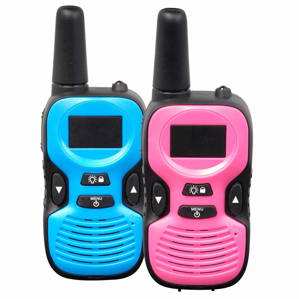 Denver WTK-441 Børne Walkie Talkies - 2 stk. - Lyserød / Blå