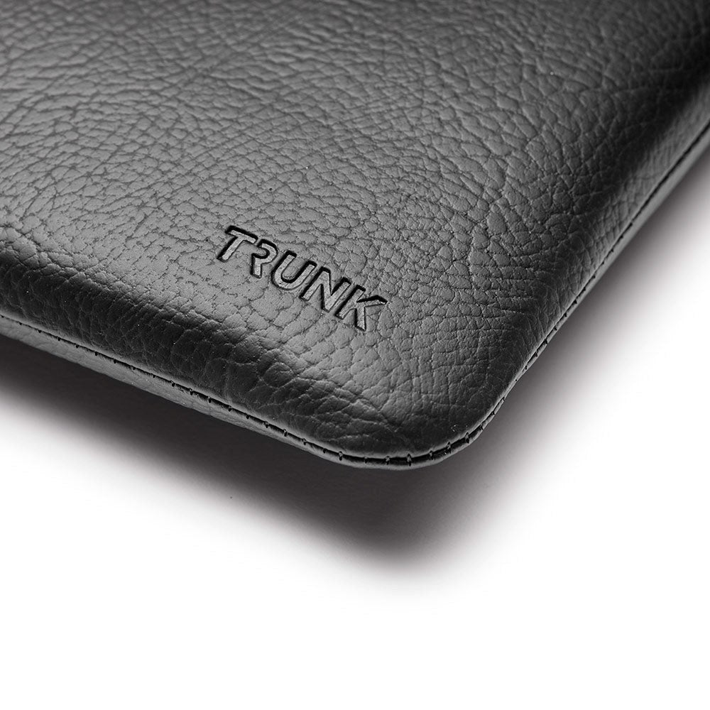 Trunk Vegansk Læder Sleeve til Bærbar PC 13" (30,5 x 22 x 2 cm) - Black Apple Peel