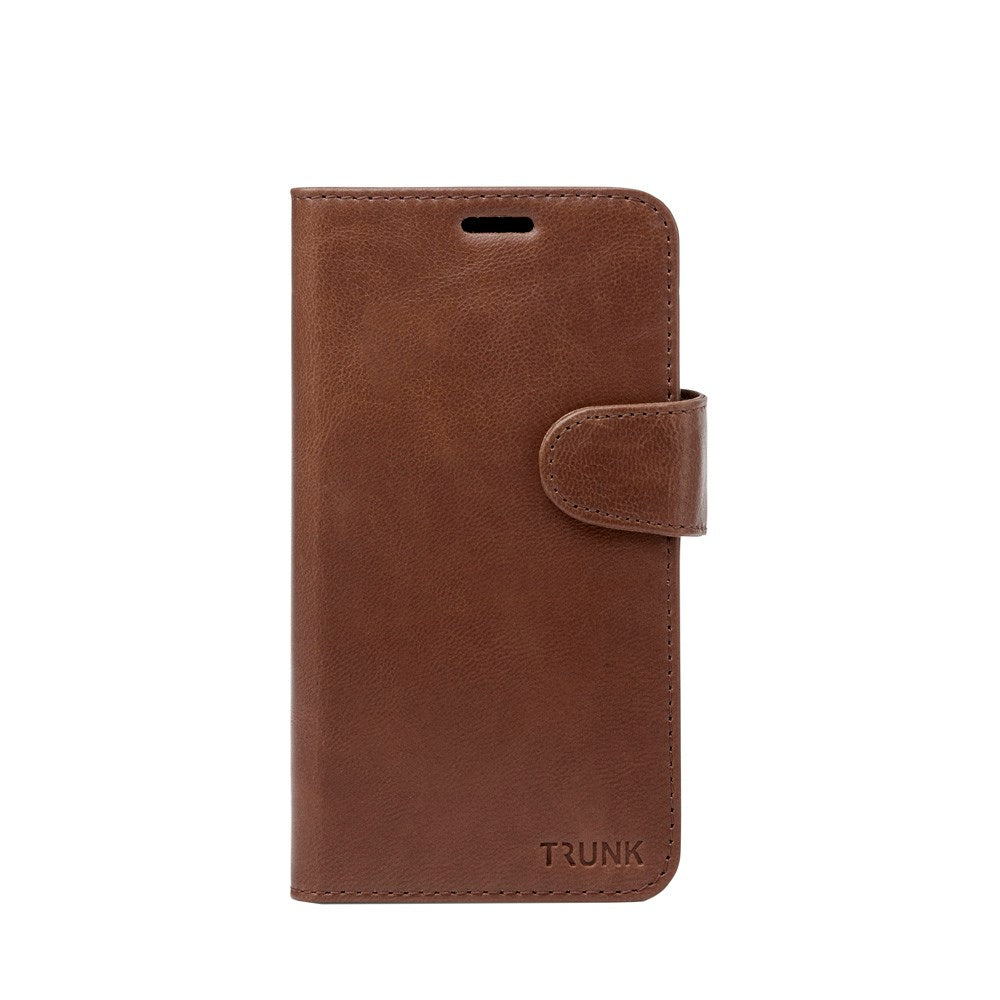 Trunk iPhone 13 Ægte Læder Cover - 2-i-1 Design - Brun