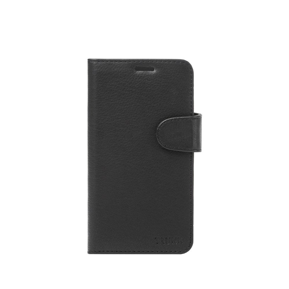 Trunk iPhone 13 Pro Max Ægte Læder Cover - 2-i-1 Design - Sort