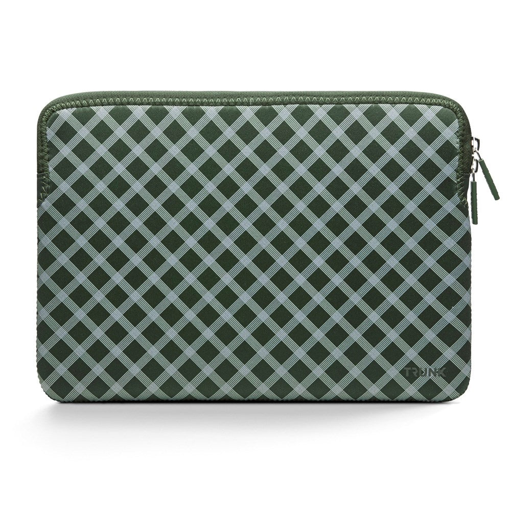 Trunk - Neoprene Sleeve - MacBook 13" (30.5 x 21.5 x 1.5 cm) - Olive Green Tartan