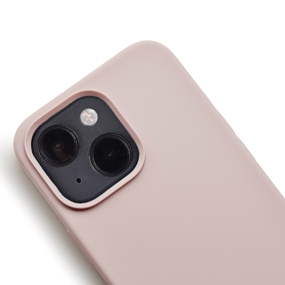 iPhone 13 Trunk Silikone Bagside Cover - Rosa