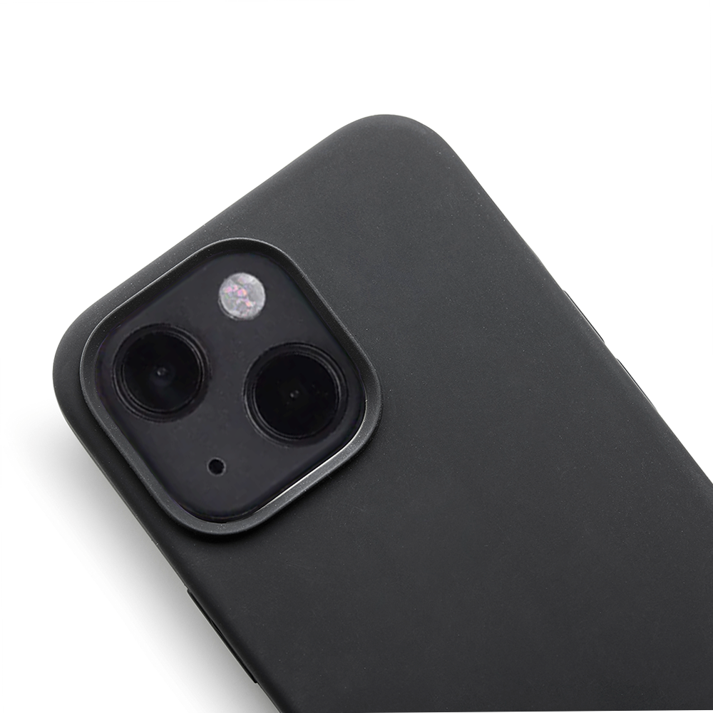 iPhone 13 Trunk Silikone Bagside Cover - Black