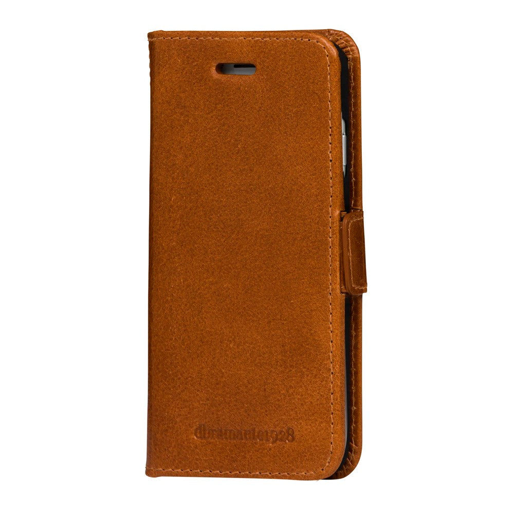 iPhone 8 Plus / 7 Plus / 6 Plus - dbramante1928 Copenhagen Ægte Læder Flip Cover m. Pung - Tan