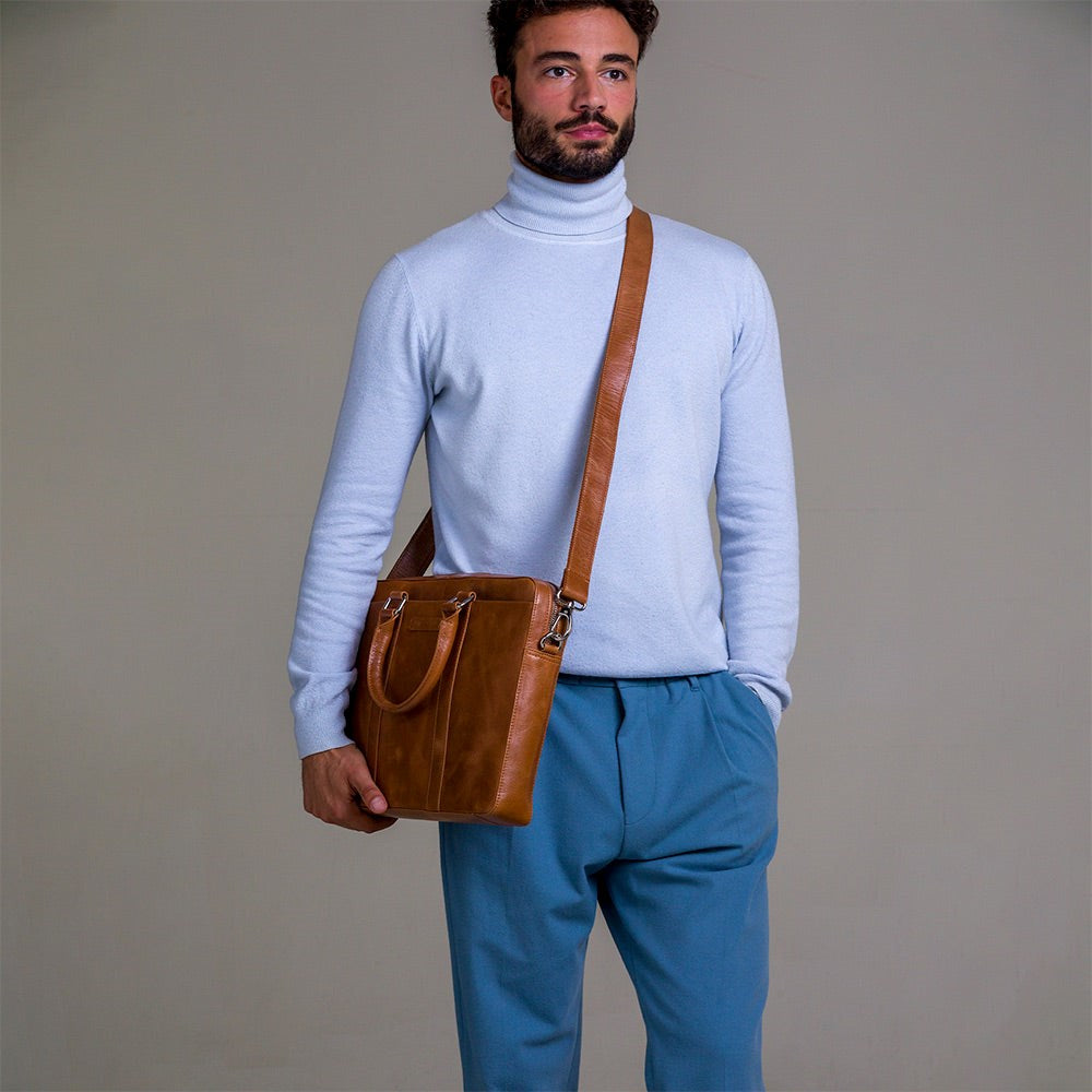 dbramante1928 Rosenborg Business Ægte Læder MacBook / Laptop Taske (240 x 345mm) - Tan