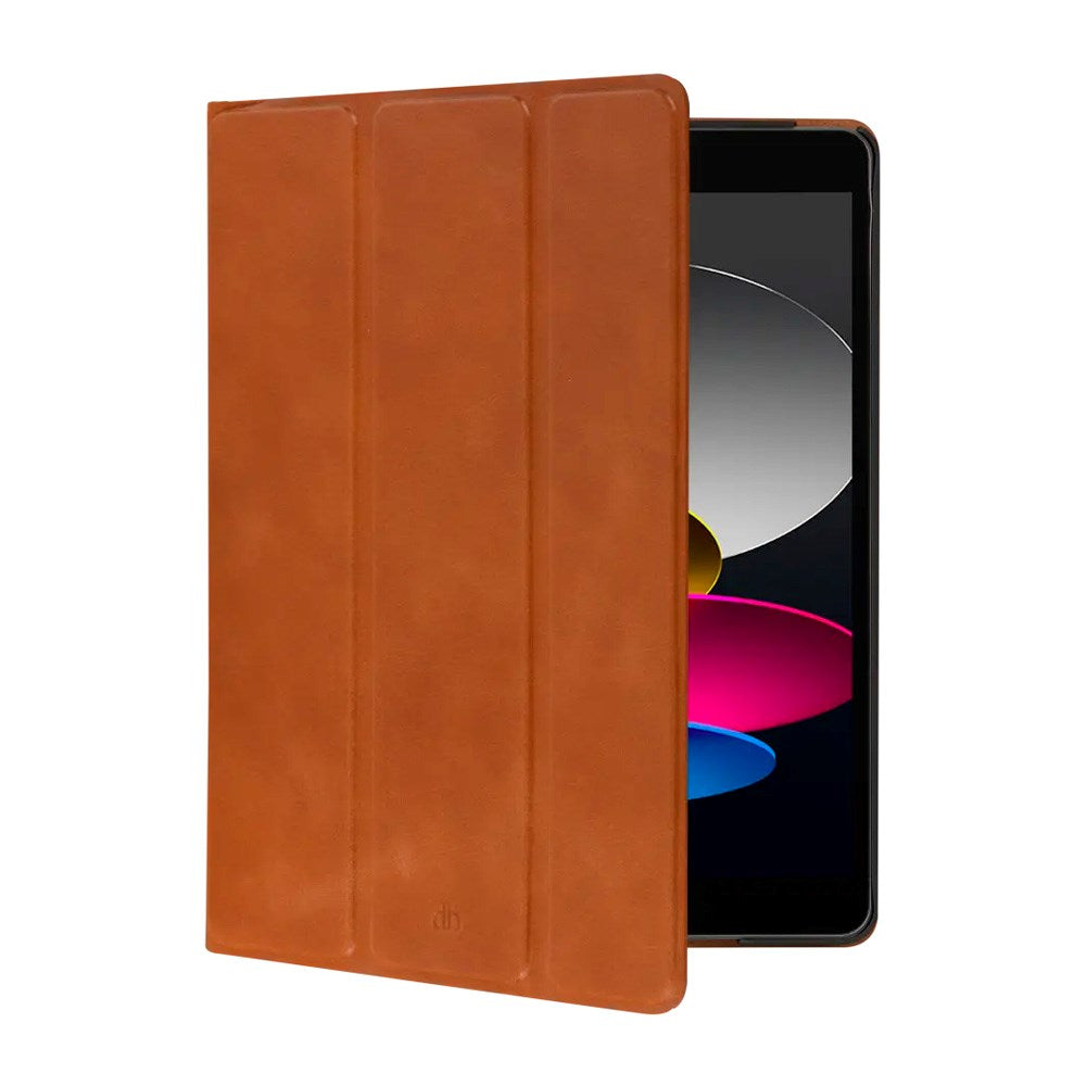 dbramante1928 - iPad 10.2" (2021 / 2020 / 2019) Risskov Ægte Læder Flip Cover - Tan