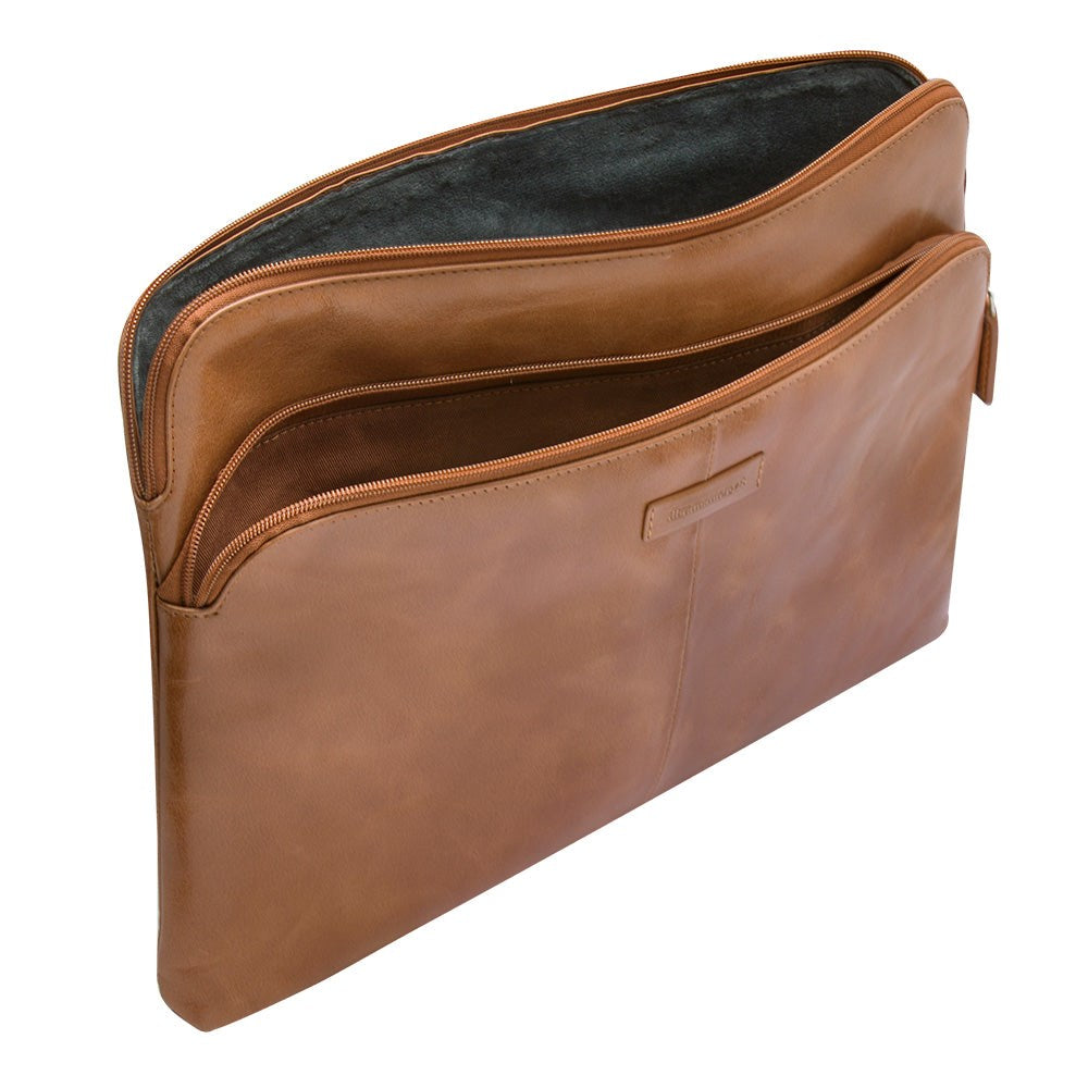dbramante1928 Skagen Pro+ Ægte Læder Sleeve Til Laptop / MacBook (312 x 220mm) - CO2 Neutralt - Tan