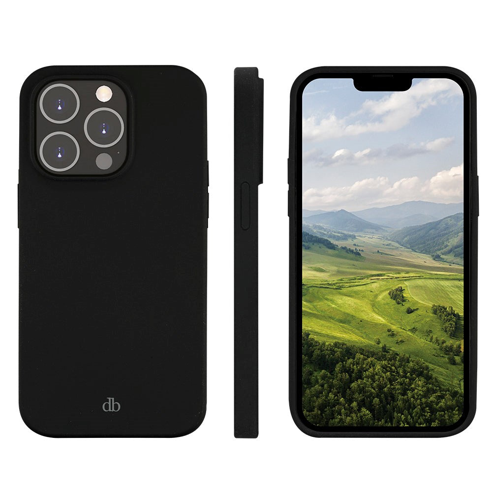 dbramante1928 iPhone 14 Pro Costa Rica Bagside Cover - 100% Genbrugsplastik - Night Black