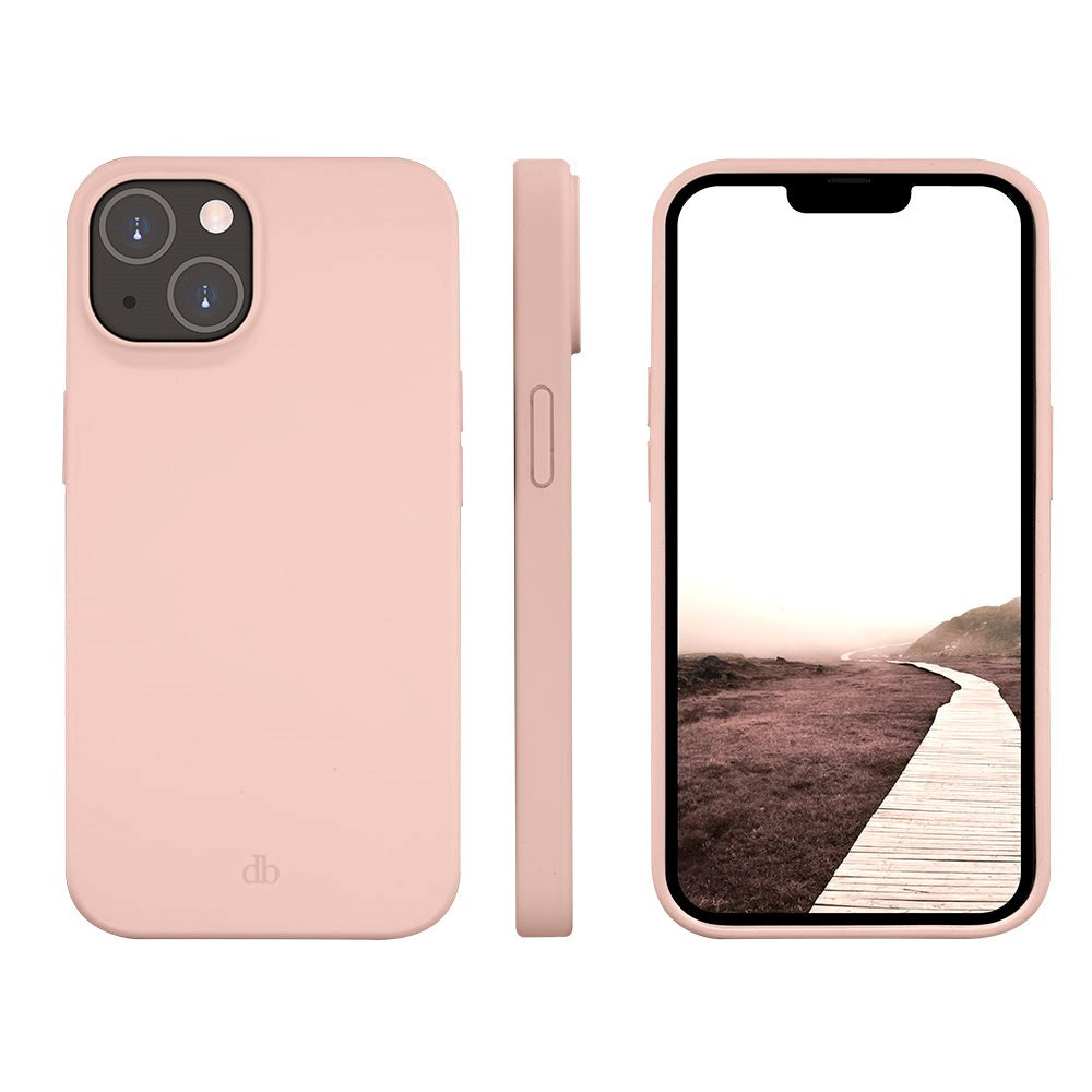 dbramante1928 iPhone 14 Greenland Bagside Cover - 100% Genbrugsplastik - Pink Sand