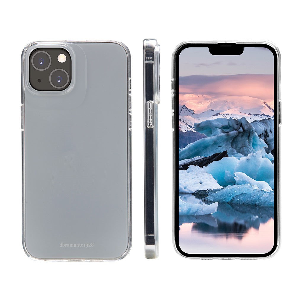 iPhone 14 Plus dbramante1928 Greenland Bagside Cover - 100% Genbrugsplastik - Gennemsigtig