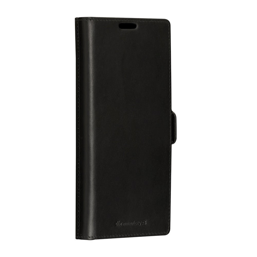 Samsung Galaxy S23 Ultra dbramante1928 Lynge Ægte Læder Magnet Flip Cover - Black