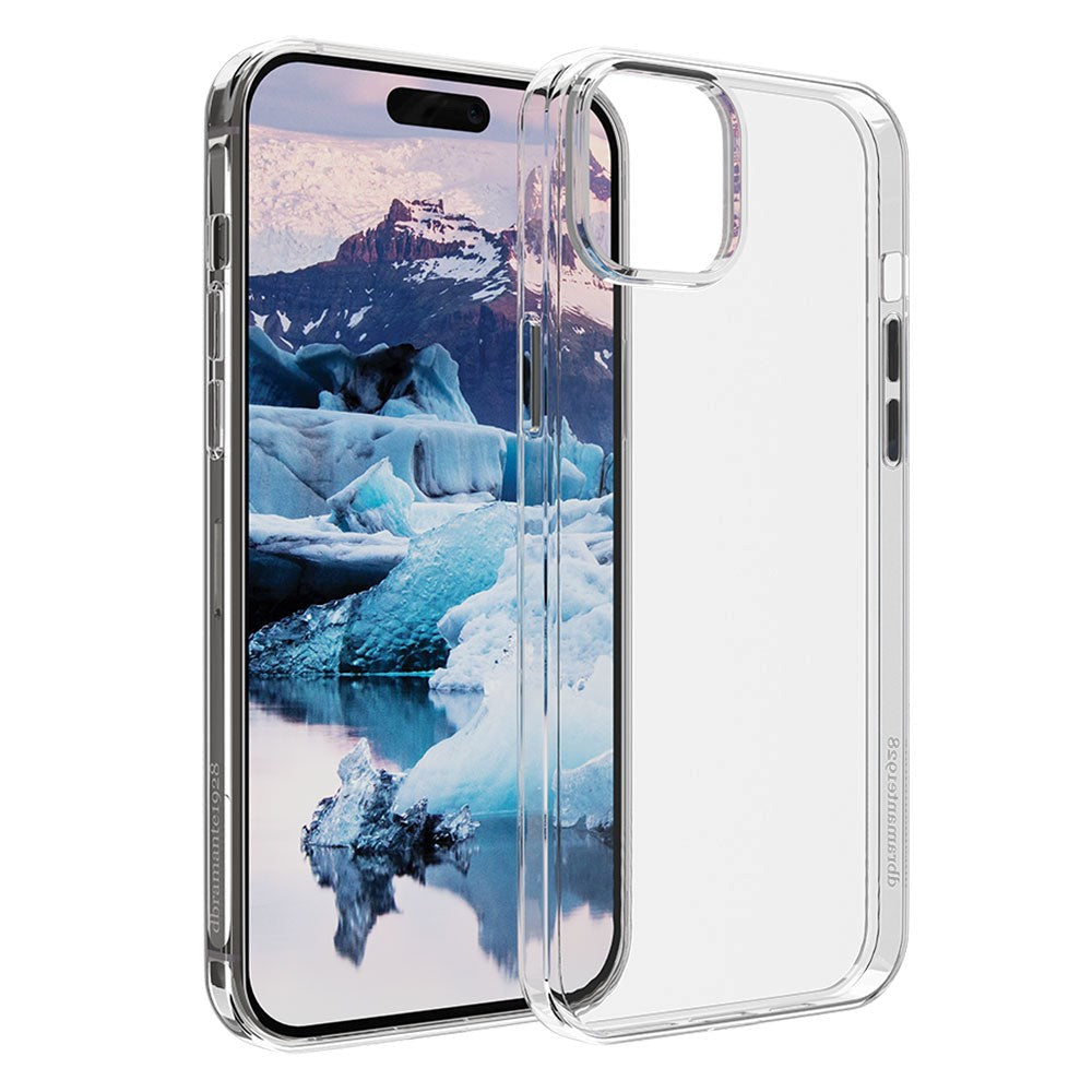 dbramante1928 iPhone 15 Greenland Bagside Cover - 100% Genbrugsplast - Clear