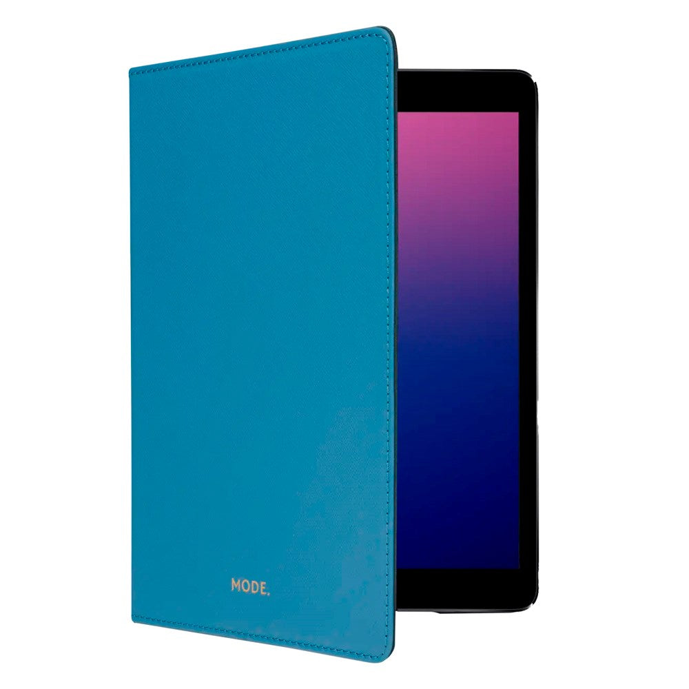 dbramante1928 - iPad 10.2" (2021 / 2020 / 2019) Tokyo Ægte Læder Flip Cover - Nightfall Blue