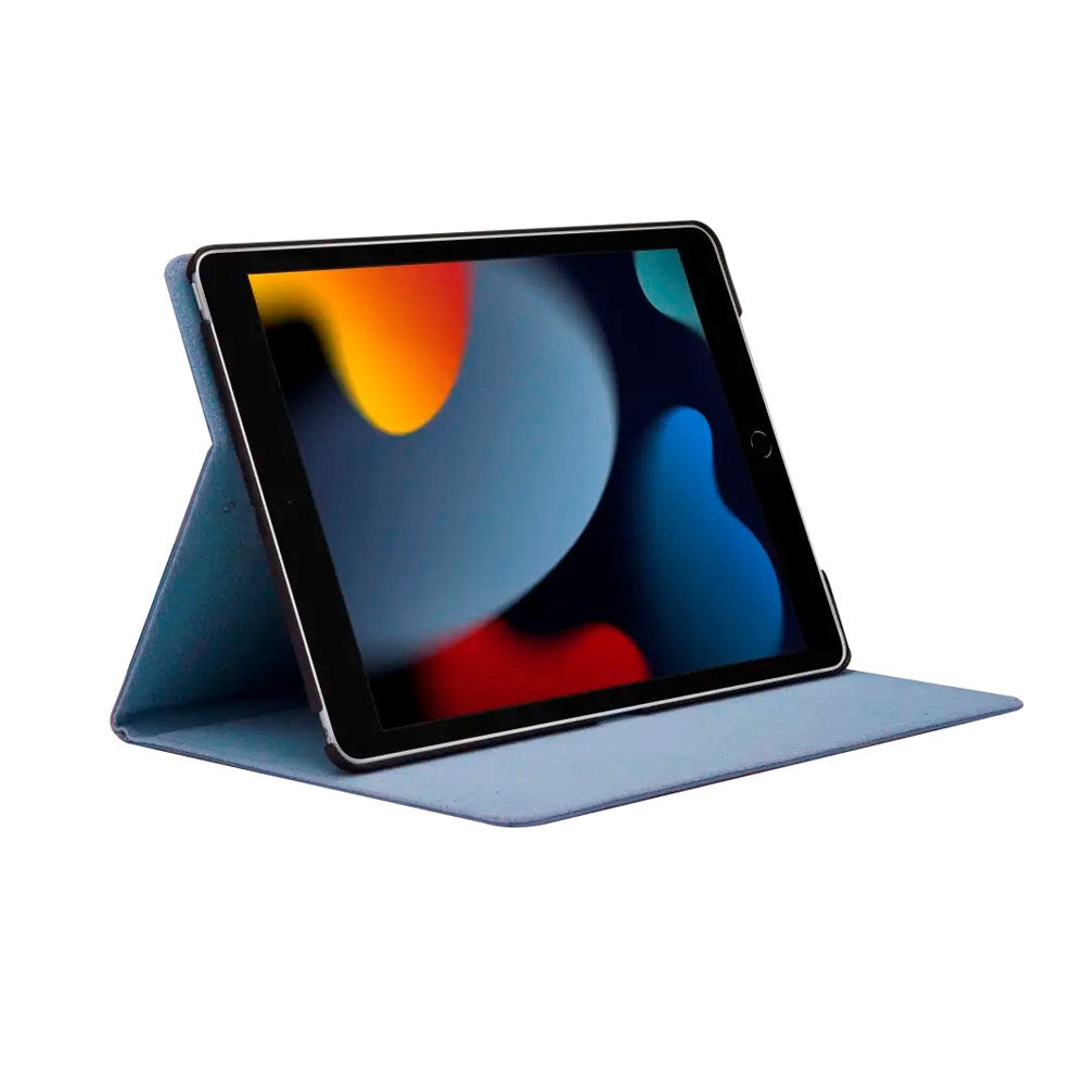 dbramante1928 - iPad 10.2" (2021 / 2020 / 2019) Tokyo Ægte Læder Flip Cover - Marine Blue