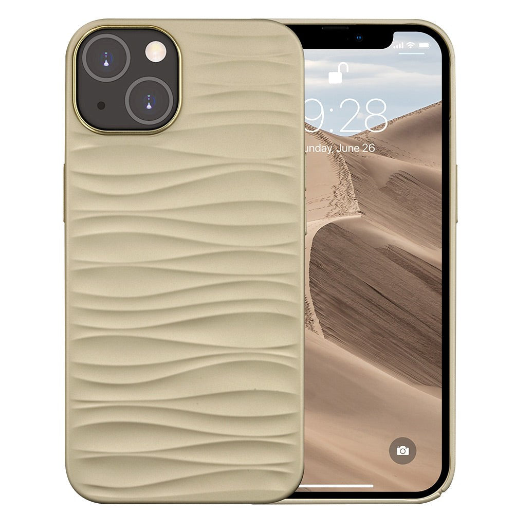 dbramante1928 iPhone 14 Plus Dune Bagside Cover - 100% Genbrugsplast - Sand