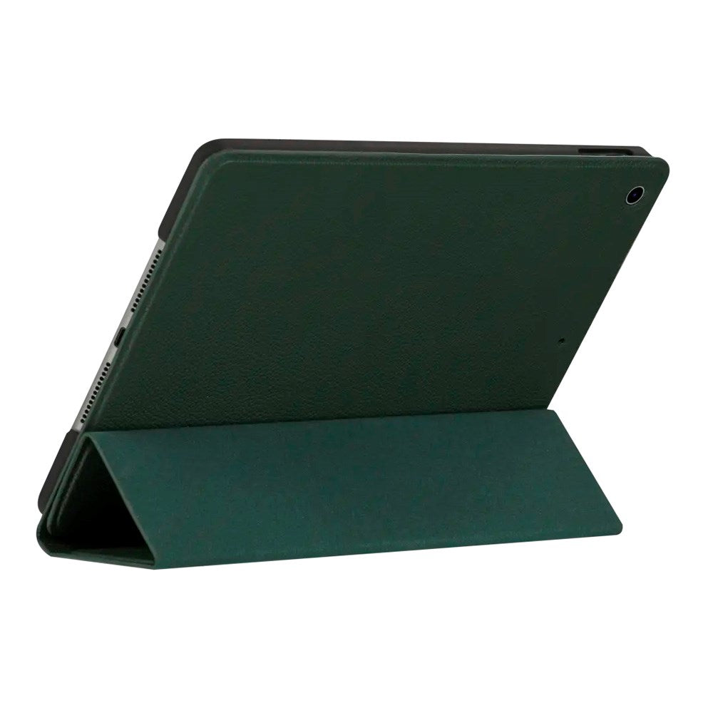 dbramante1928 - iPad 10.2" (2021 / 2020 / 2019) Milan Ægte Læder Flip Cover - Evergreen