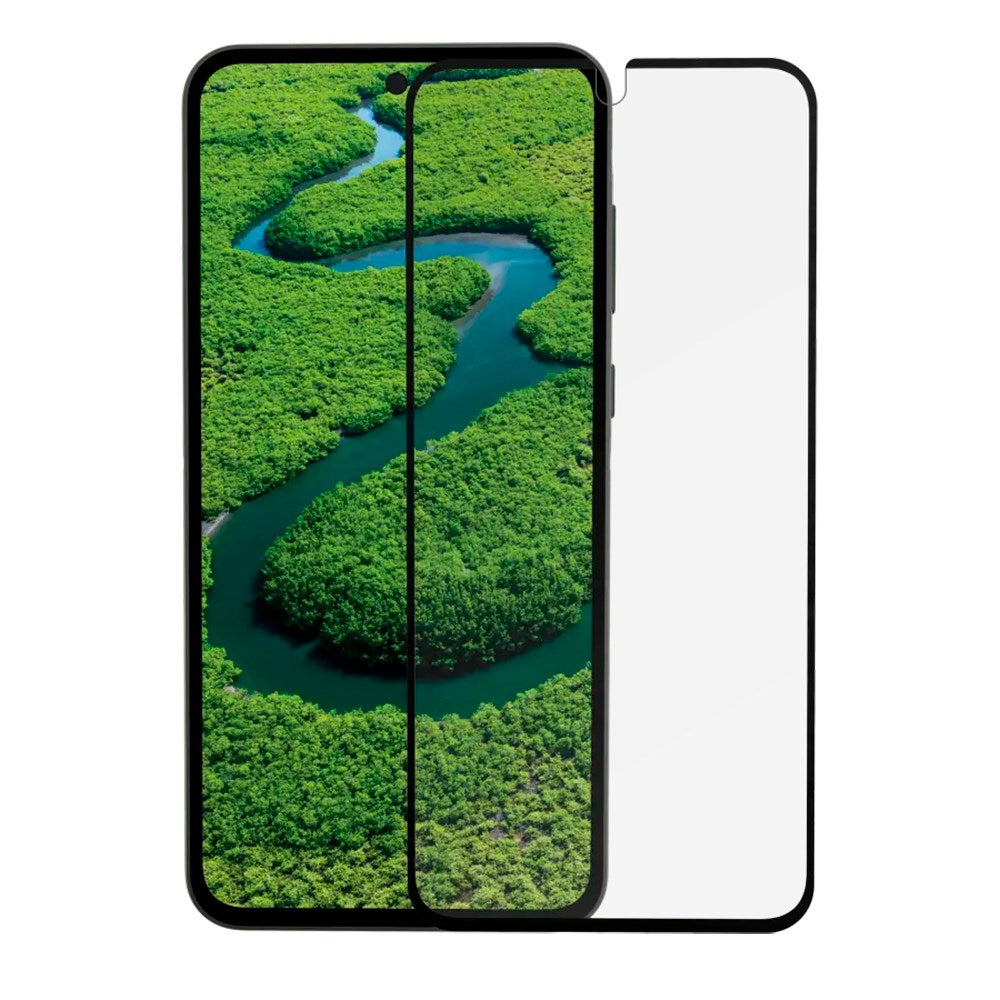 Samsung Galaxy A55 (5G) dbramante1928 Eco-Shield Skærmbeskyttelse m. Installationsramme - Sort Kant