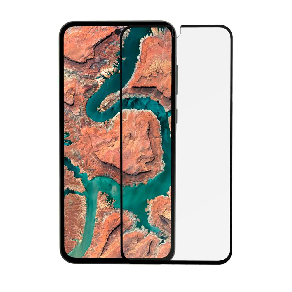 Samsung Galaxy A55 (5G) dbramante1928 Eco-Shield Skærmbeskyttelse m. Installationsramme - Sort Kant