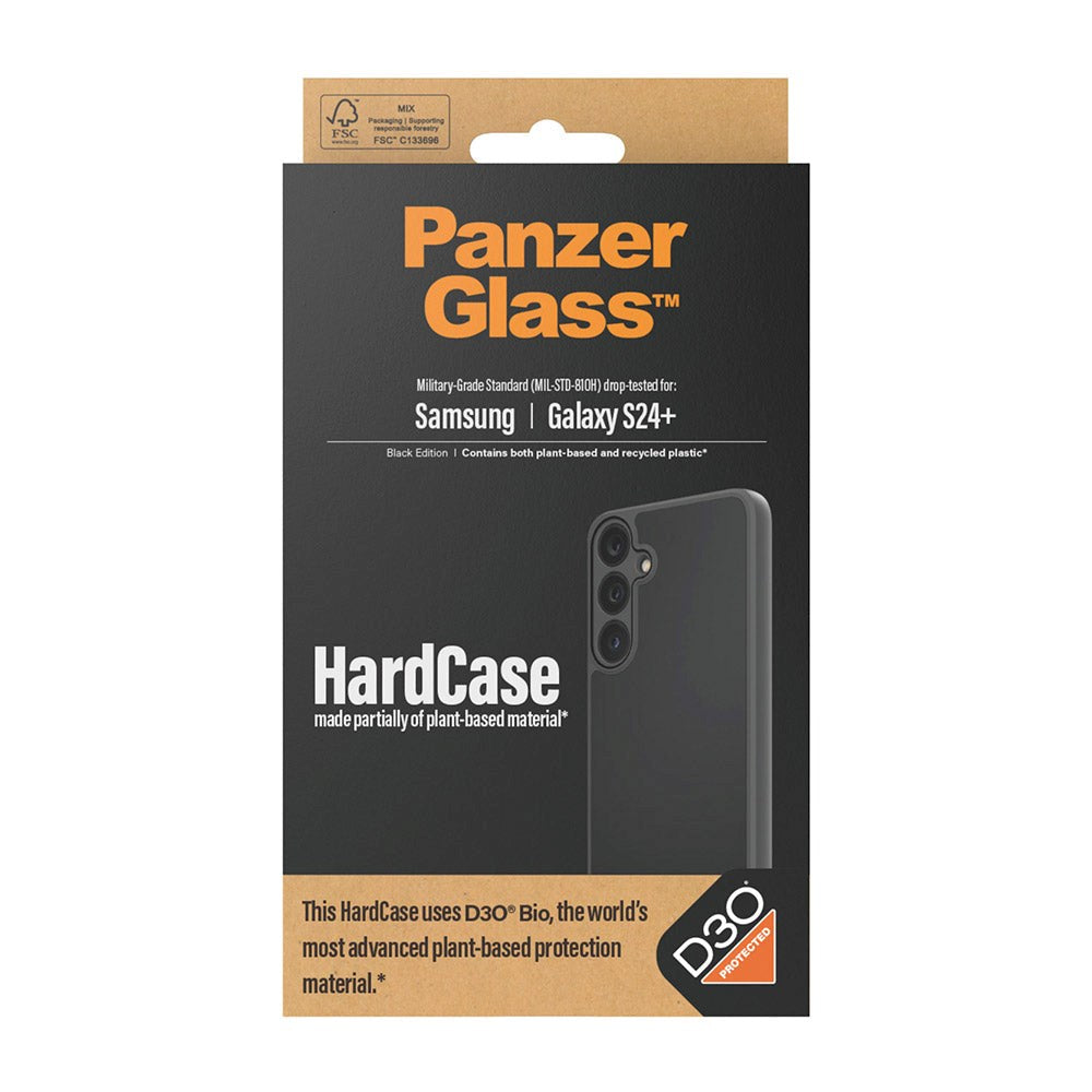 Samsung Galaxy S24+ (Plus) Cover PanzerGlass D3O Bio HardCase - Sort (DEMO)