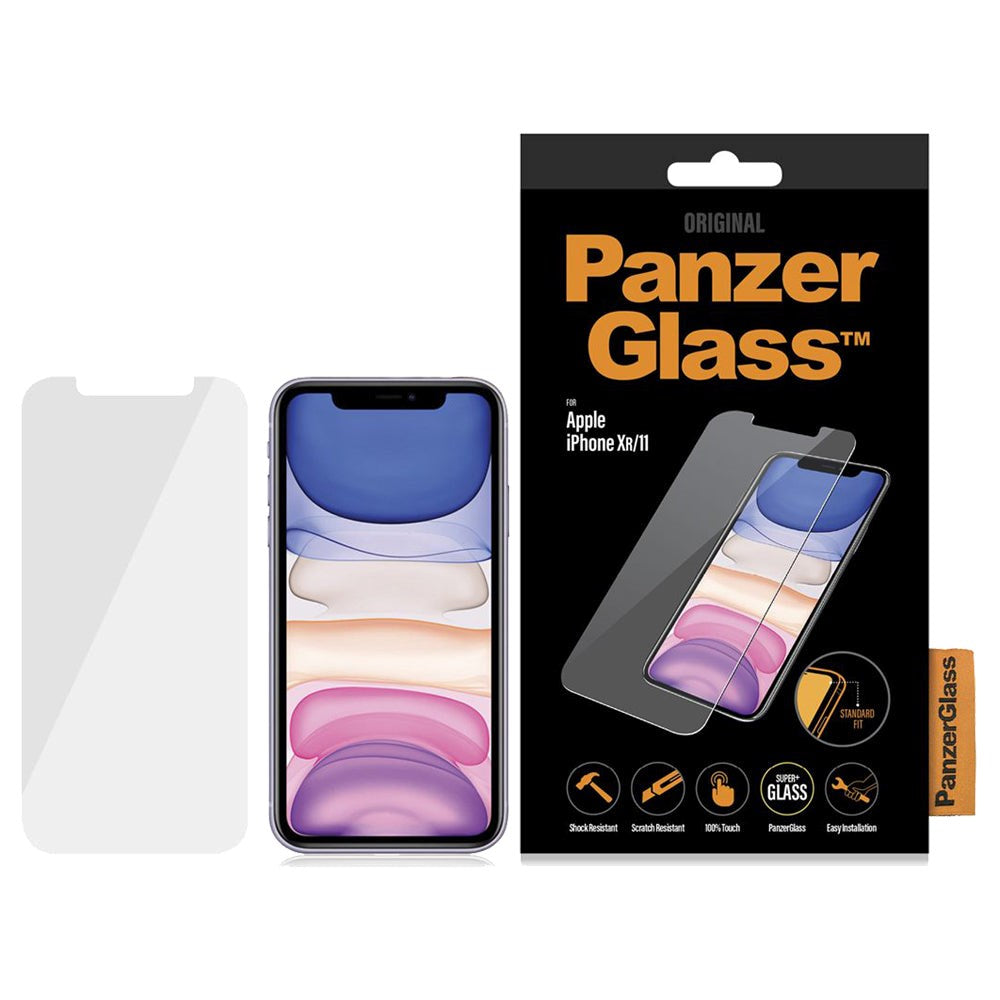 iPhone 11 / XR PanzerGlass Standard Fit Skærmbeskyttelse - Gennemsigtig
