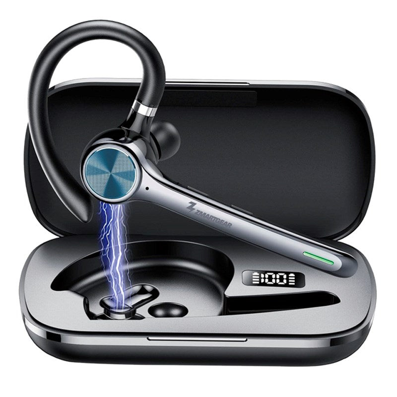 Zmartgear - Single In-Ear Bluetooth Headset m. Støjreduktion - Grå