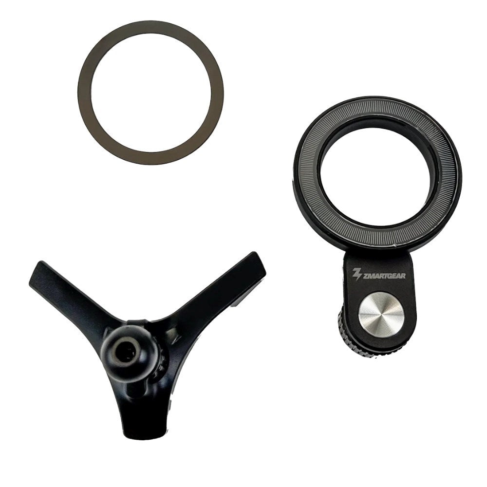 Zmartgear Mobilholder til Bil m. Trådløs Opladning - Ventilationsanlæg - MagSafe Kompatibel - Sort