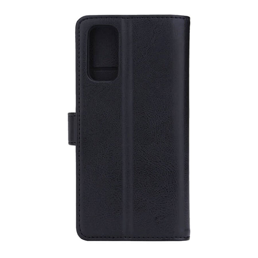 RadiCover Samsung Galaxy S20 - Vegansk Læder Flip Cover - 86% Strålingsbeskyttelse - Sort
