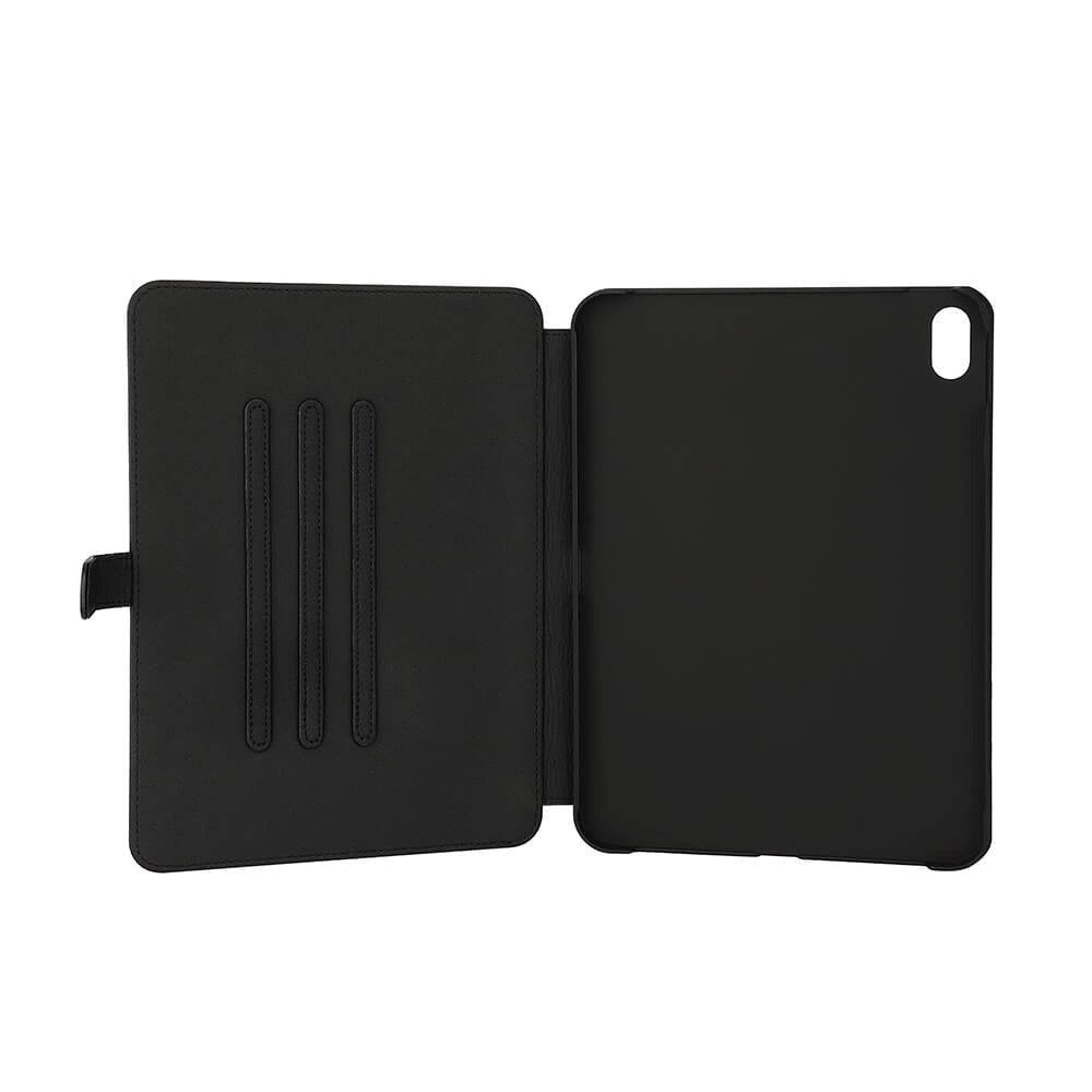 iPad 11" (2025) / iPad 10.9" (2024/2022) RadiCover - Vegansk Læder Flip Cover - 55% Strålingsbeskyttelse - Sort