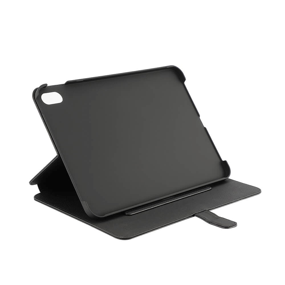 iPad 11" (2025) / iPad 10.9" (2024/2022) RadiCover - Vegansk Læder Flip Cover - 55% Strålingsbeskyttelse - Sort