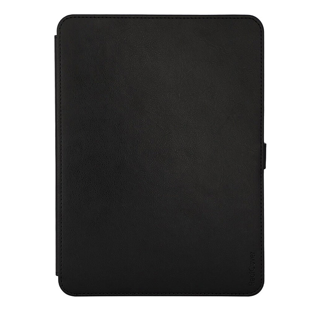 iPad 11" (2025) / iPad 10.9" (2024/2022) RadiCover - Vegansk Læder Flip Cover - 55% Strålingsbeskyttelse - Sort
