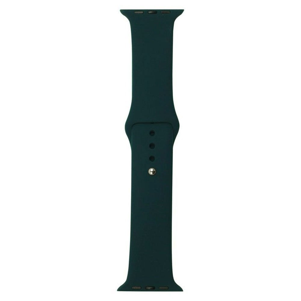 Apple Watch (42/44/SE/45/46/49mm) Lippa Silikone Rem - Mørkegrøn