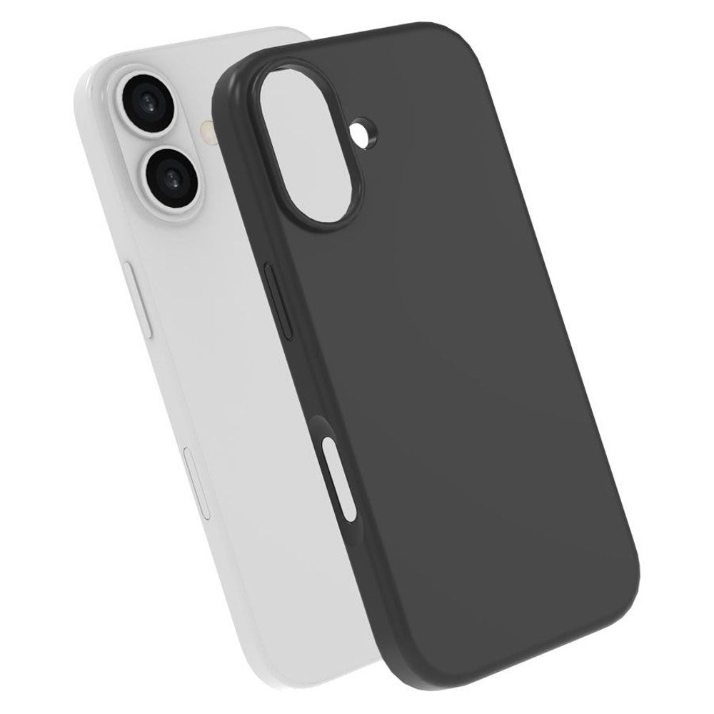 iPhone 17 Lippa Silikone Bagside Cover - MagSafe Kompatibel - Sort