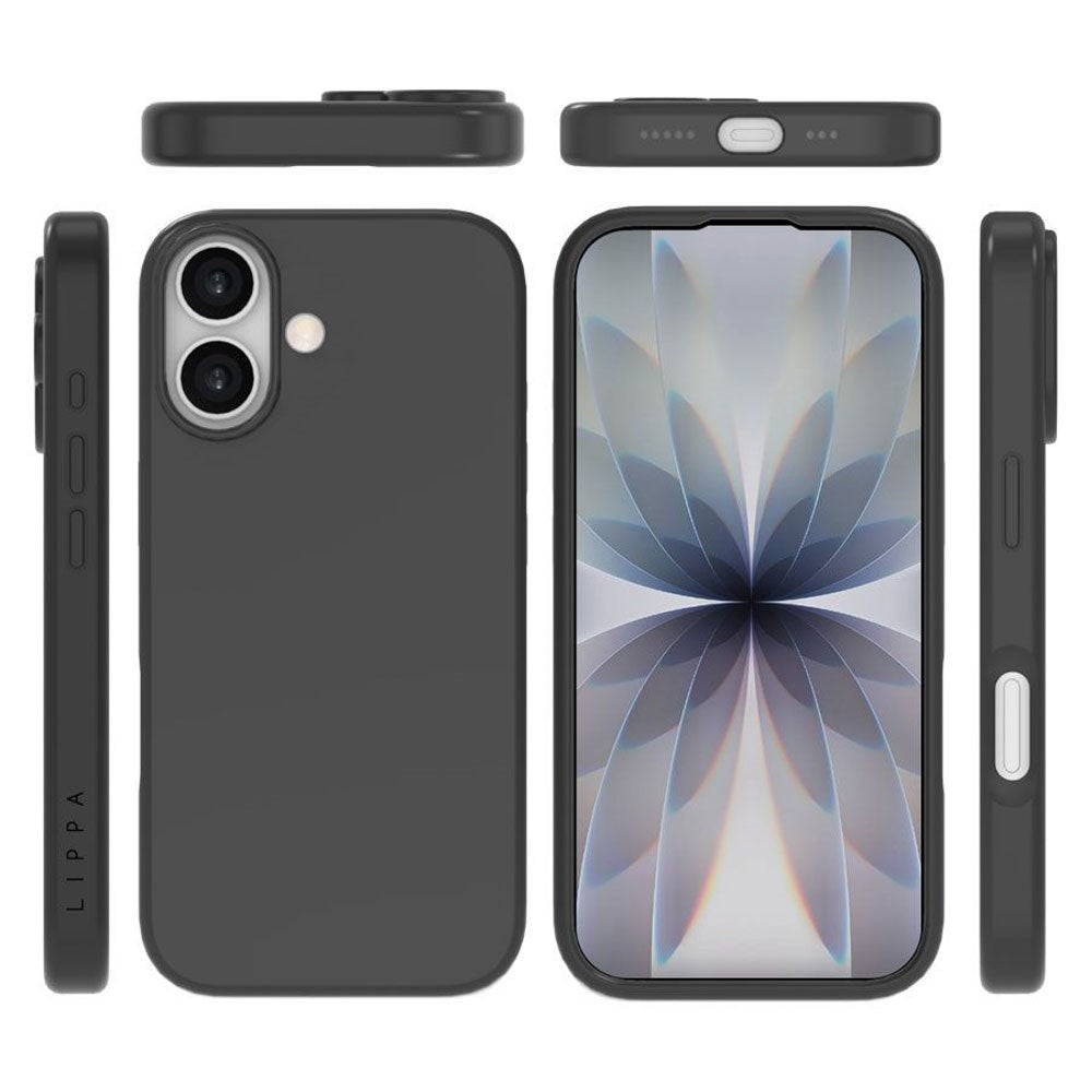 iPhone 17 Lippa Silikone Bagside Cover - MagSafe Kompatibel - Sort
