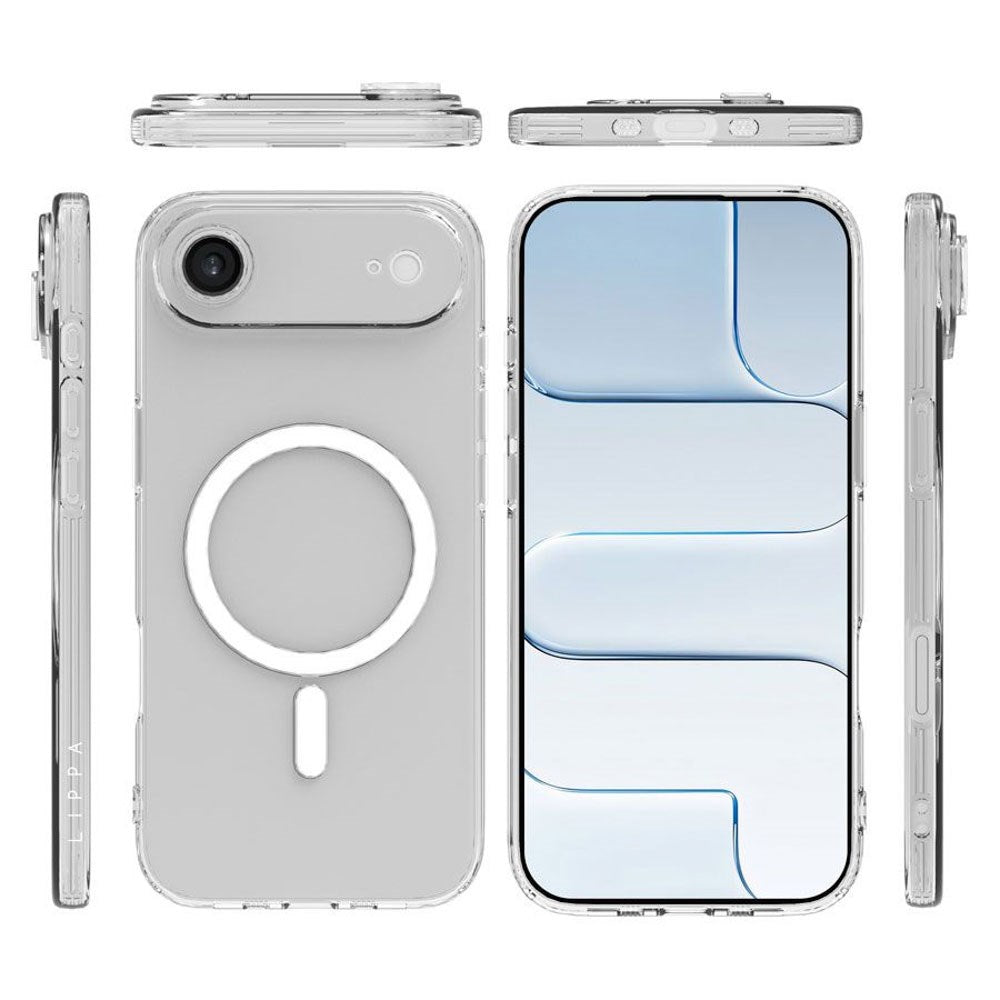 iPhone Air Lippa Fleksibelt Plast Bagside Cover - MagSafe Kompatibel - Gennemsigtig