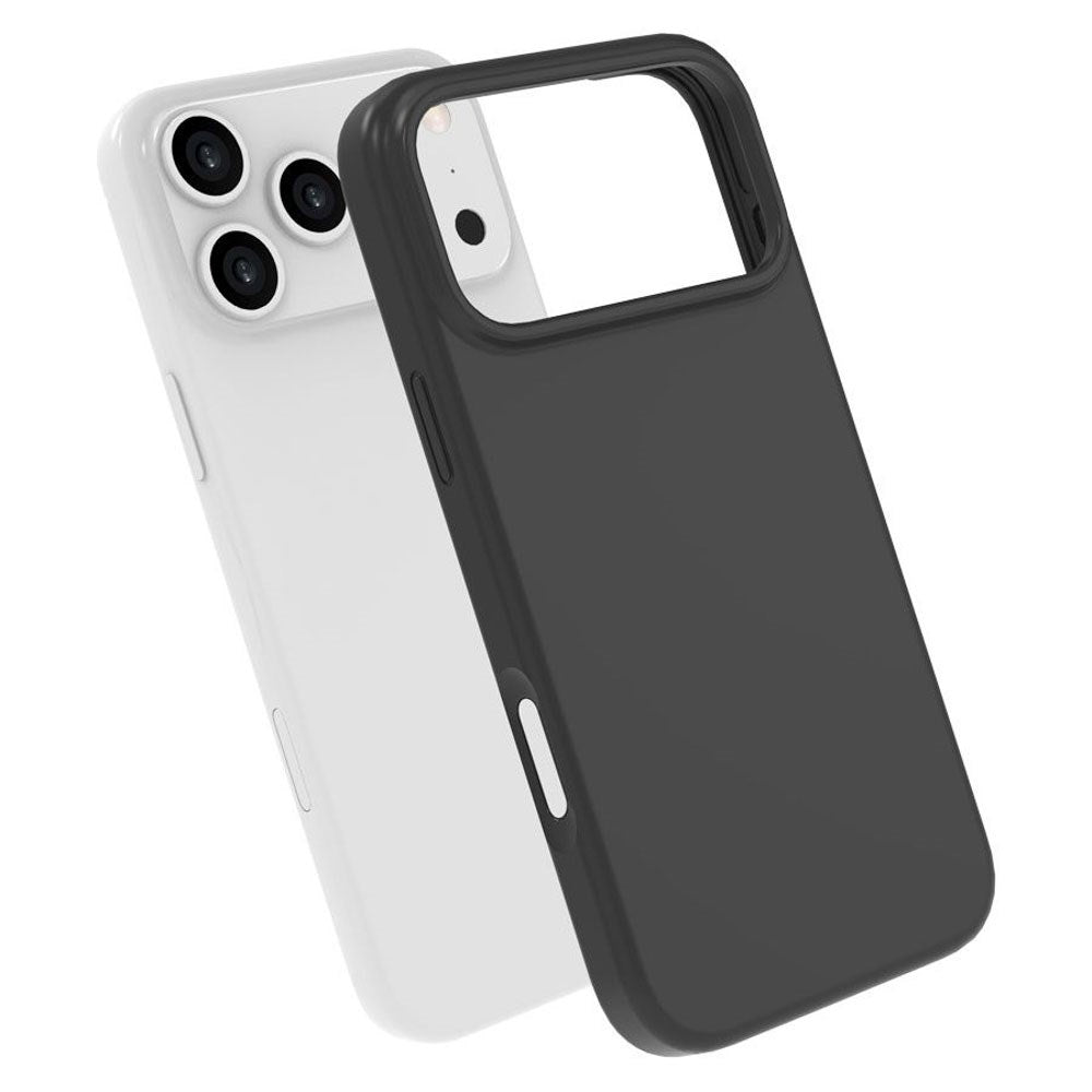 iPhone 17 Pro Max Lippa Silikone Bagside Cover - MagSafe Kompatibel - Sort