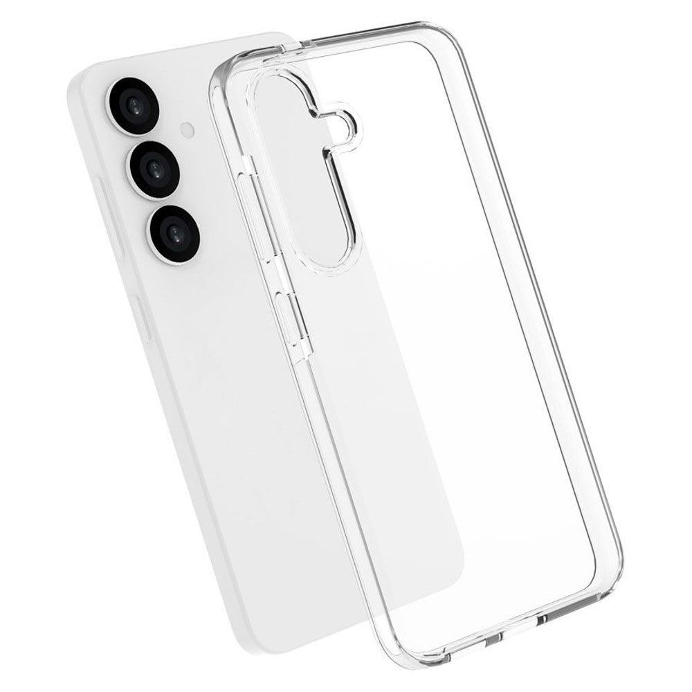 Samsung Galaxy S25 Lippa Fleksibelt Plast Bagside Cover - Gennemsigtig