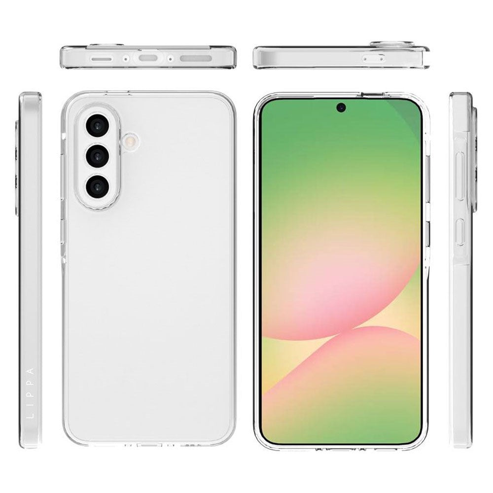 Samsung Galaxy A56 Lippa Fleksibelt Plast Bagside Cover - Gennemsigtig