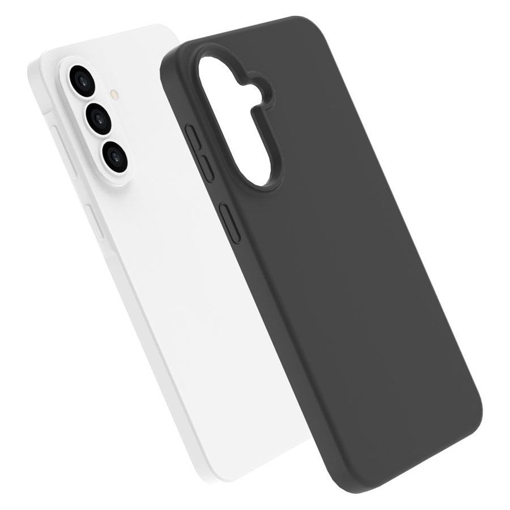 Samsung Galaxy A37 Lippa Silikone Bagside Cover - Sort