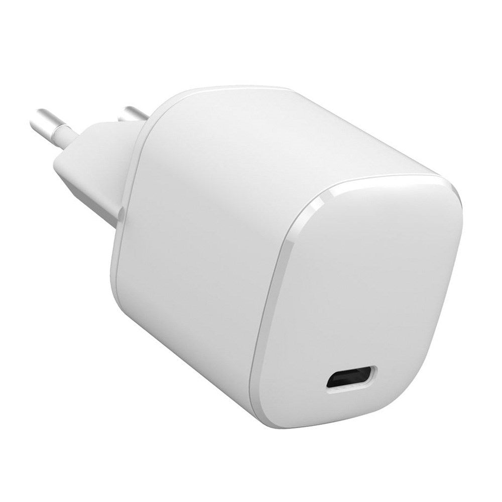 eSTUFF INFINITE 20W PD USB-C Vægoplader - 100% Genbrugsplastik - Hvid