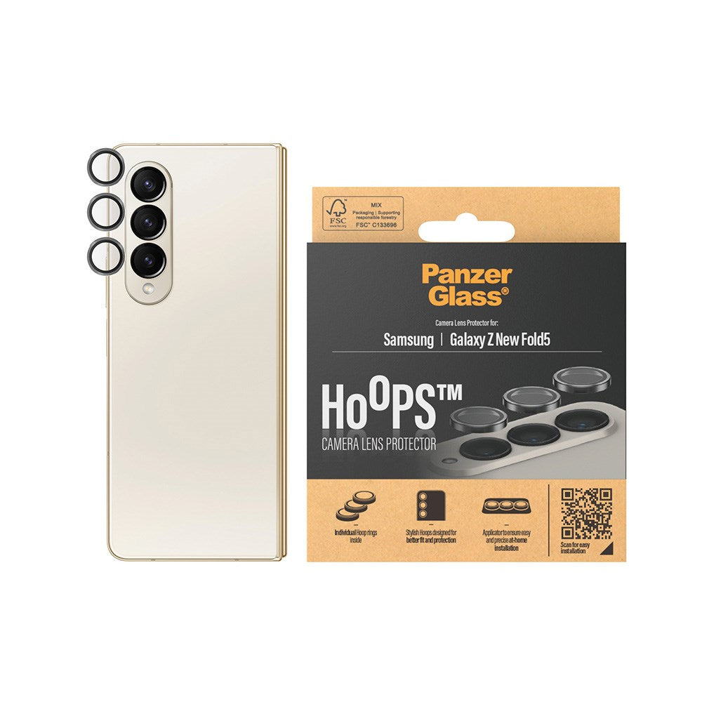 Samsung Galaxy Z Fold5 (5G) PanzerGlass Hoops - Beskyttelse til Kamera - Gennemsigtig