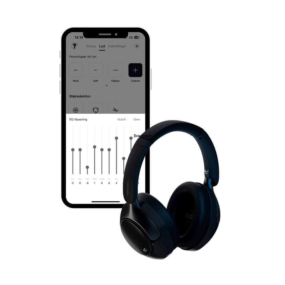 Wavell 4 Signature - Høretelefoner - Sort