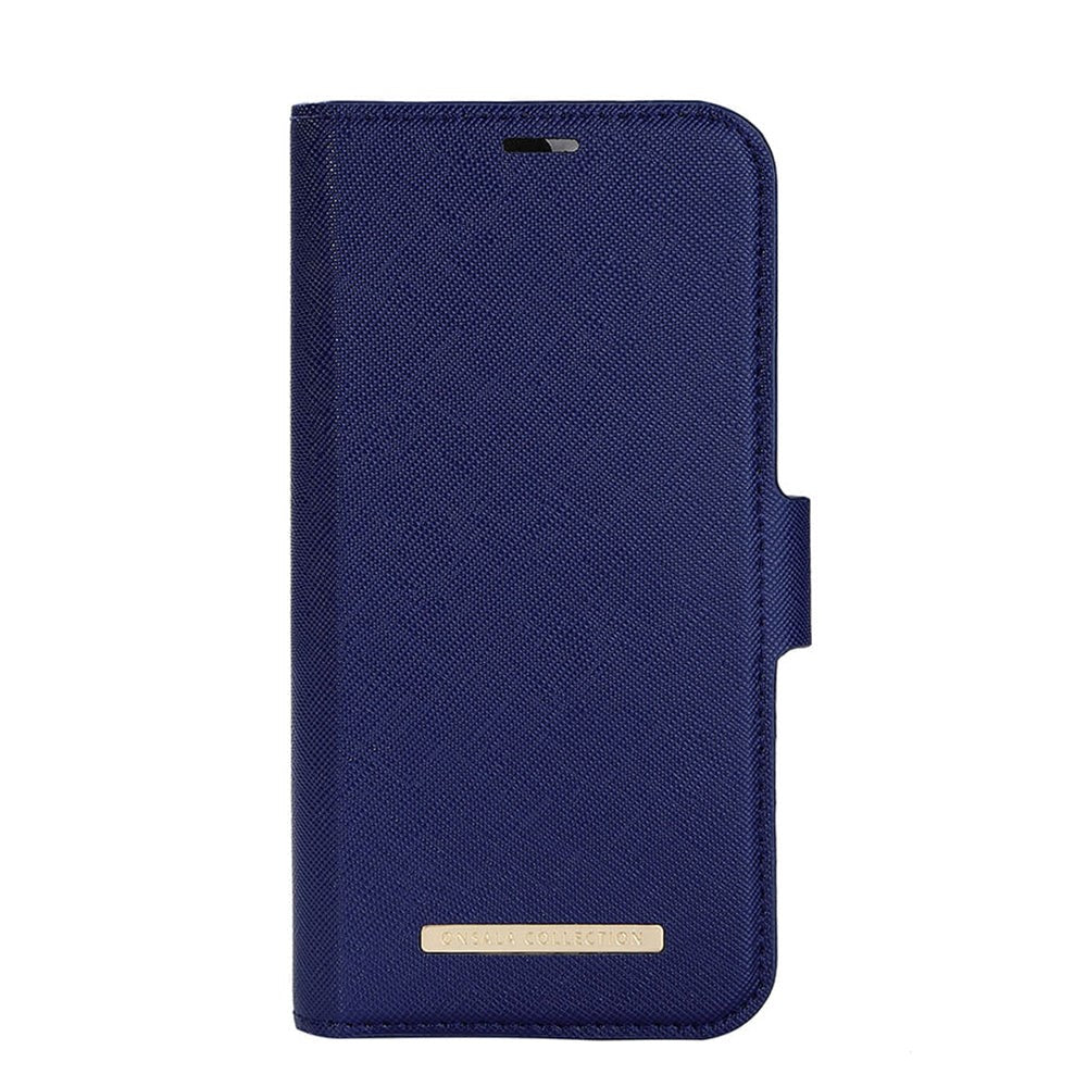 Onsala iPhone 14 / 13 ONSALA Fashion Collection Wallet Flip Cover m. Magnet - Navy Blue
