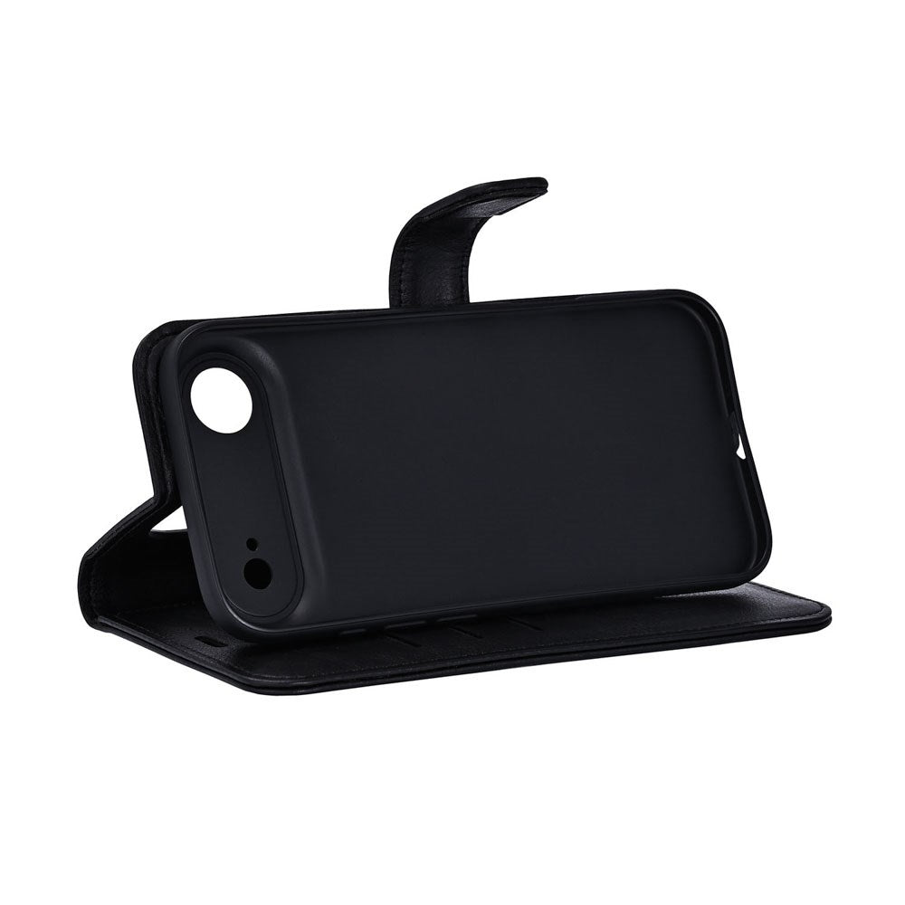 iPhone Air RadiCover Anti Stråling Kunstlæder Flip Cover m. Pung - Sort