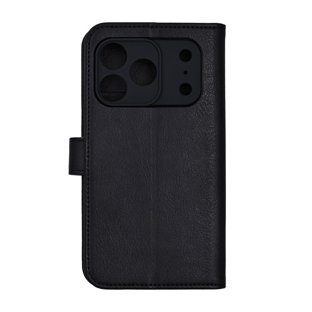 iPhone 17 Pro Max RadiCover Anti Stråling Kunstlæder Flip Cover m. Pung - Sort
