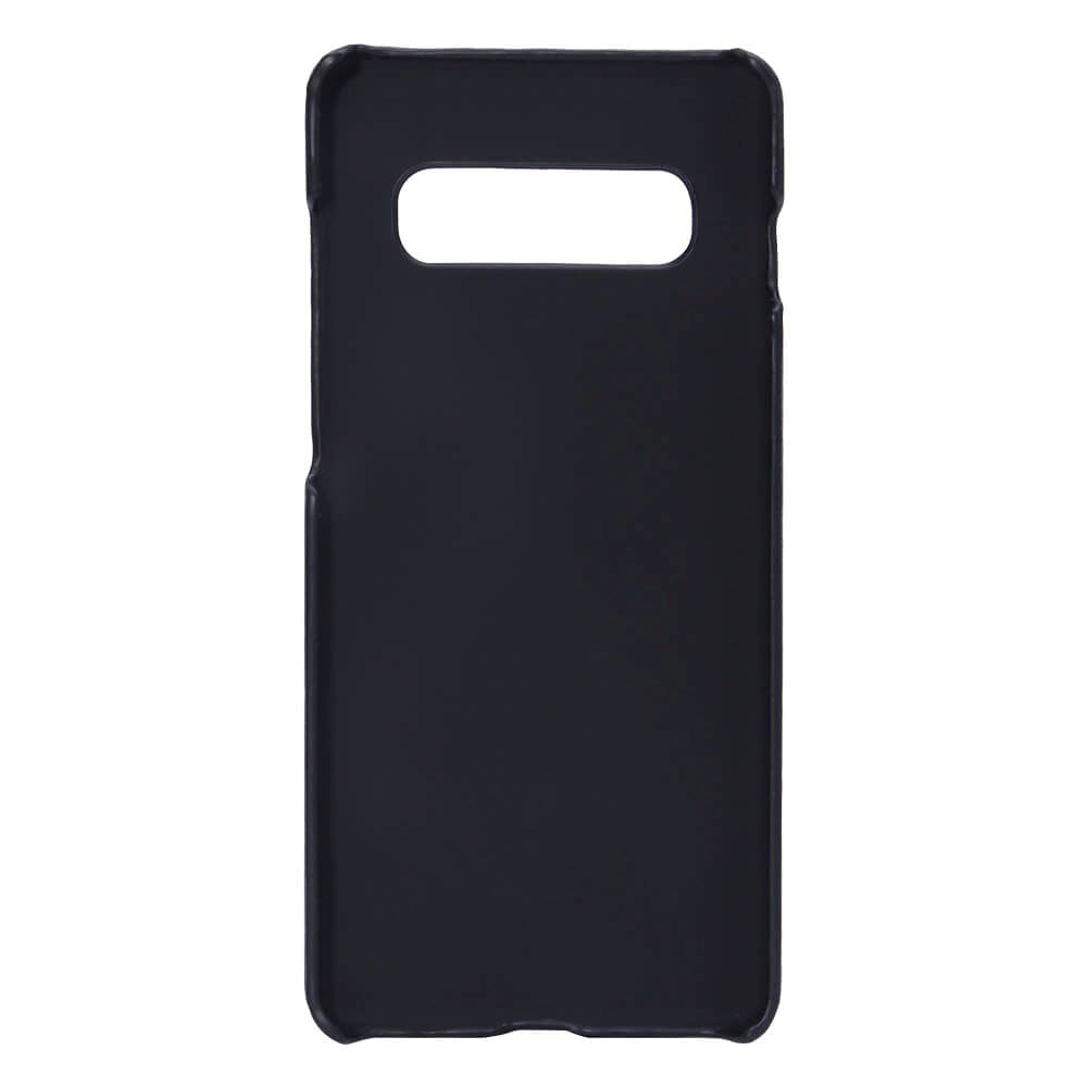 Samsung Galaxy S10 Onsala Kunstlæder Cover m. Lomme til Kort - Sort