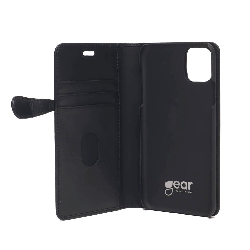 iPhone 11 Buffalo Wallet Læder Cover m. Pung Sort