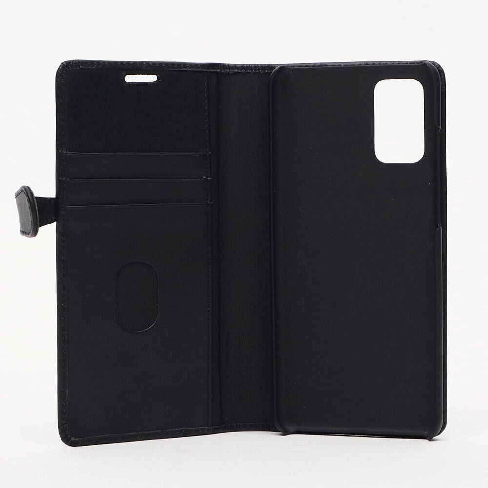 Buffalo - Samsung Galaxy S20+ (Plus) - 2-i-1 Ægte Læder Flip Cover - Sort