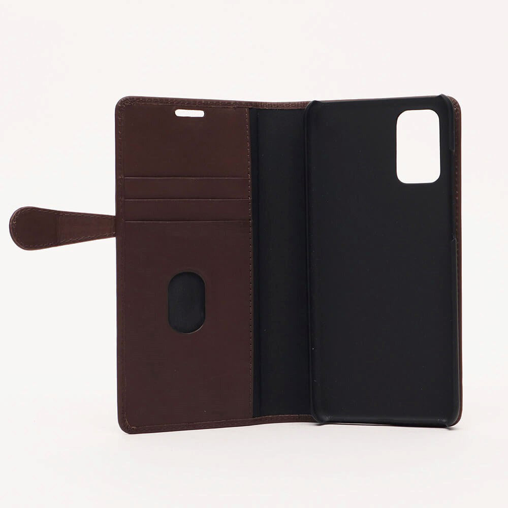 Buffalo - Samsung Galaxy S20+ (Plus) - 2-i-1 Ægte Læder Flip Cover - Brun
