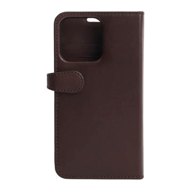 iPhone 13 Pro Buffalo 2-in-1 Wallet Ægte Læder Magnet Flip Cover m. Pung - Brun
