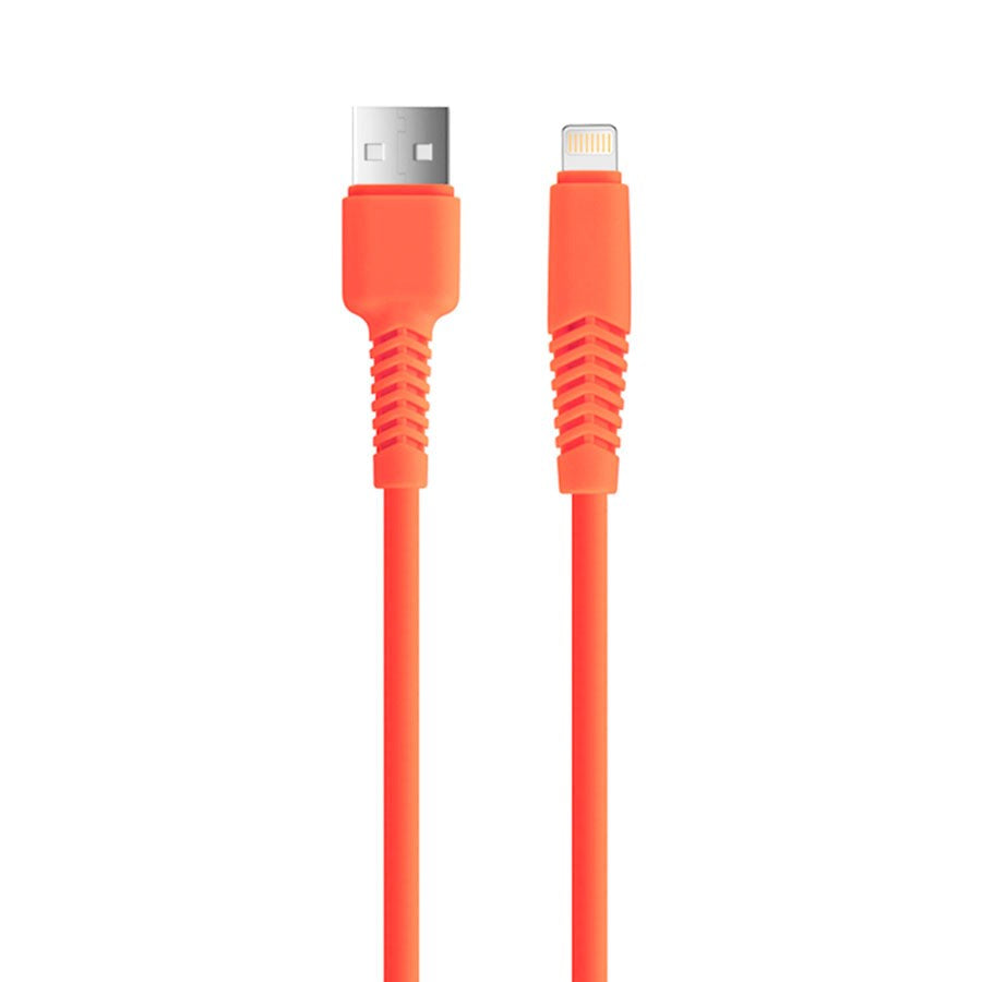 USB-A til Lightning Kabel 10 W fra Setty - 1,5 m. - Orange